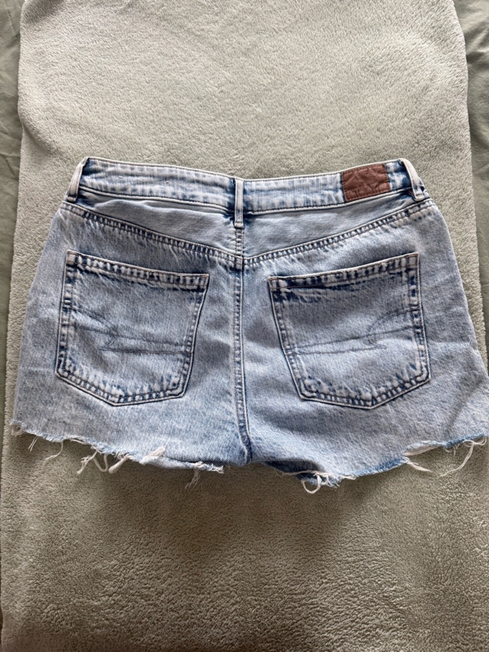 American Eagle Outfitters Light Blue Denim Cutoff Shorts